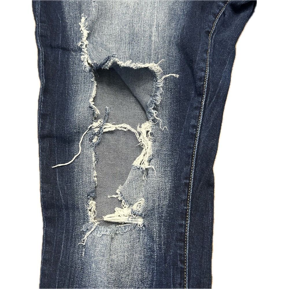 BKE‎ Women Size 34 Parker Universal Fit High Rise Raw Hem Frayed Distressed Rips - Picture 4 of 8